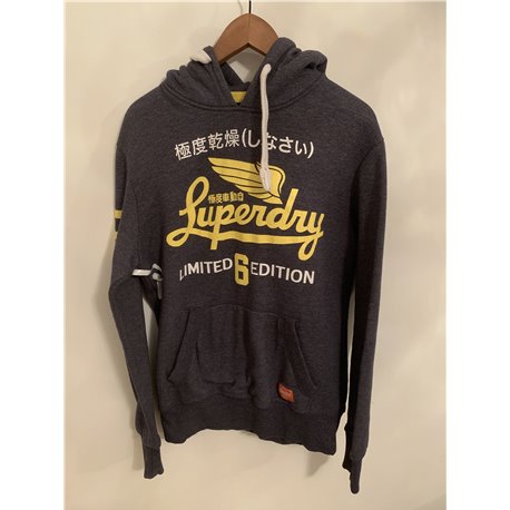 Superdry Blue Limited Edition 6 Womens Hoodie Uk Size M