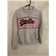 Superdry Grey Hoodie Womens Uk Size 12