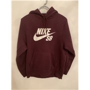 Nike SB Burgundy Hoodie Mens Uk Size M