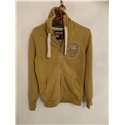 Superdry Mustard Womens Hoodie Uk Size M