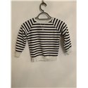 Rebel White and Blue Girls Jumper Uk Size 5/6 Years