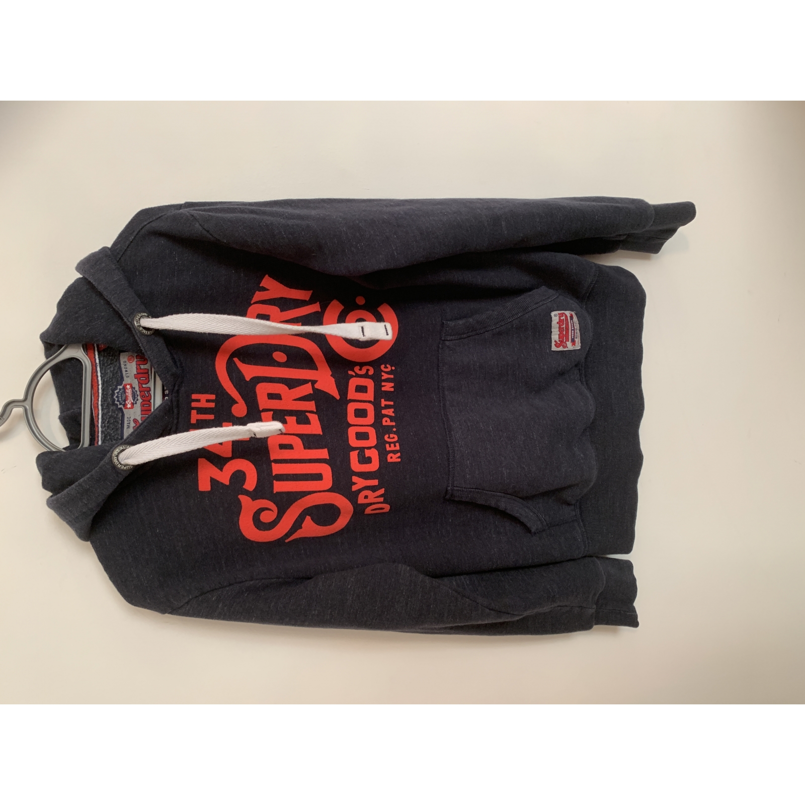 Superdry NYC Goods Co Hoodie Blue