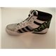 Adidas Black White and Green Hard Court Big Logo Mens Trainers Uk Size Uk 10.5 Q22060