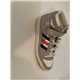 Adidas Grey White Blue and Red Forum Mid Mens Trainers Uk Size Uk 11 G12410