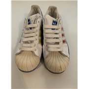 Adidas White Red Green Yellow Blue Mens Trainers Uk Size Uk 7 G41022