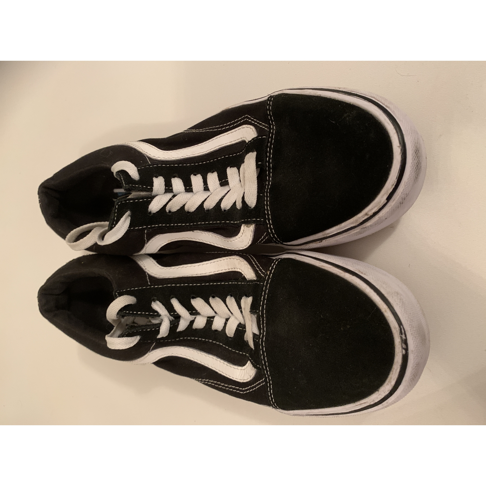 Vans Black and White Old Skool Mens Trainers Size Uk 9.5 721356 - Spare