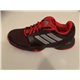 Adidas Burgundy Red and White Barricade Club XJ Womens Trainers Uk Size Uk 6 BY9971