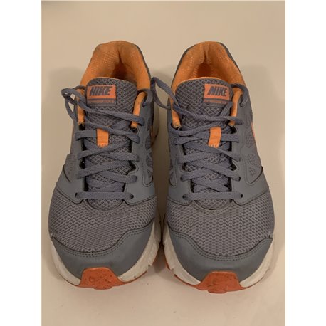 Nike Grey and Orange Downshifter 6 Womens Trainers Uk Size Uk 6 684765-407