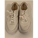 Clarks White and Rose Gold Hero Walk Womens Trainers Uk Size Uk 5 61210571