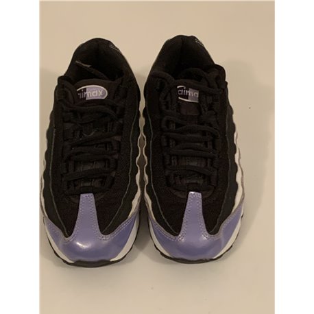 Nike Purple White and Black Air Max 95 Le Boys Trainers Uk Size Uk 3.5 310830-014