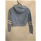 Ellesse Cropped Womens Blue Hoodie Uk Size Uk 4