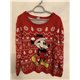 Disney Primark Red Mickey Mouse Womens Christmas Jumper Size Uk 18/20