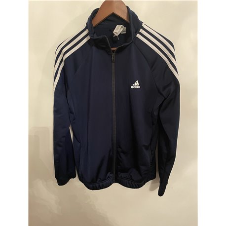 Adidas Womens Blue Tracksuit Jacket Uk Size M 12/14