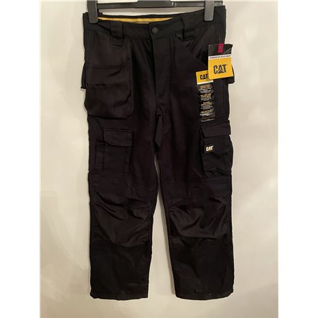 CAT Mens Black Work Trousers Uk Size 30 Inch Waist