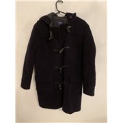 Hackett London Duffle Coat Boys Black Jacket Uk Size M