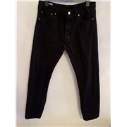 Levi Strauss and Co 501 Mens Black Jeans Uk Size 34 Inch Waist