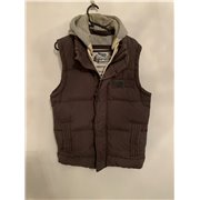 Superdry Mens Brown Body Warmer Uk Size L