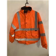 ST Workwear Reflective Mens Orange Work Jacket Uk Size M