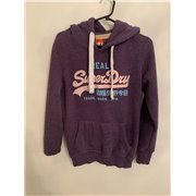 Superdry Womens Purple Hoodie Uk Size M