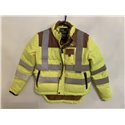 Rockfish RFlex360 Hi Viz Bomber Jacket Boys Yellow Work Jacket Uk Size 12/13 Years