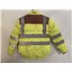 Rockfish RFlex360 Hi Viz Bomber Jacket Boys Yellow Work Jacket Uk Size 12/13 Years