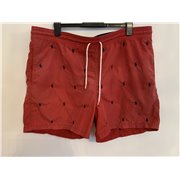 Ralph Lauren Mens Red Shorts Uk Size XL 21 Inch Waist Laid Flat