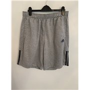 Adidas Mens Grey Shorts Uk Size XL 16 Inch Waist Laid Flat