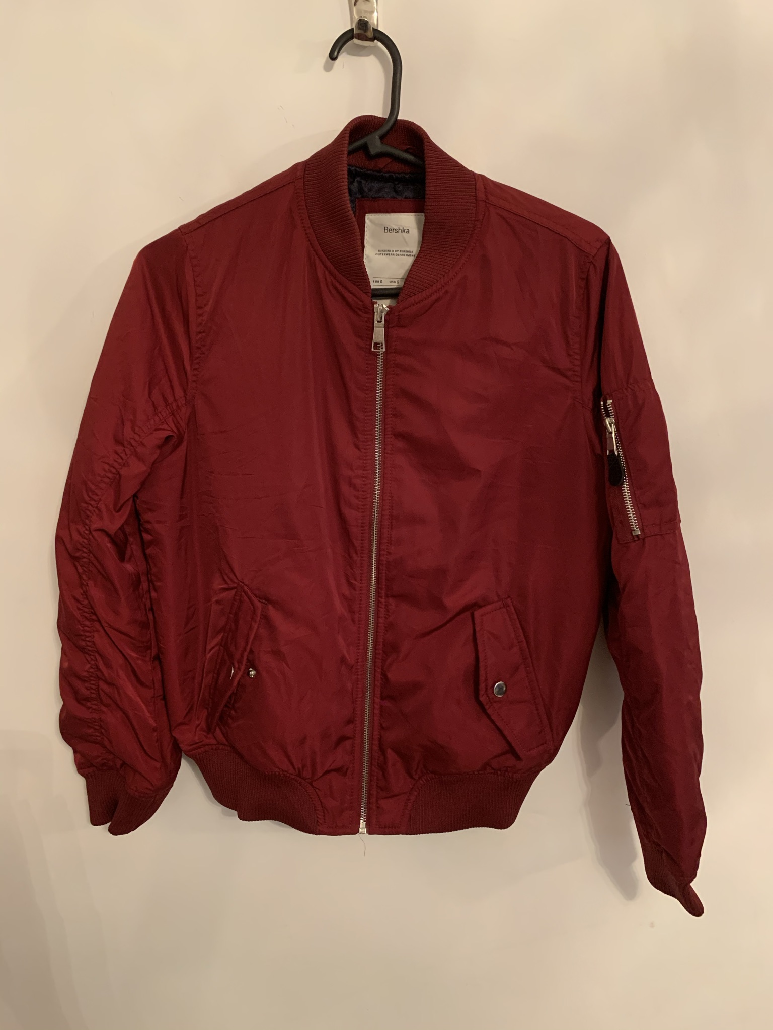 bershka red jacket