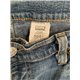 Levi Strauss & Co Lower Rise Straight Leg 505 Womens Blue Jeans Uk Size 16.5 Inch Waist Laid Flat