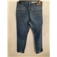 Levi Strauss & Co Lower Rise Straight Leg 505 Womens Blue Jeans Uk Size 16.5 Inch Waist Laid Flat