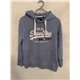 Superdry Womens Blue Hoodie Uk Size L 14