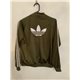 Adidas Womens Green Tracksuit Jacket Uk Size 16