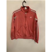 Adidas Womens Pink Tracksuit Jacket Uk Size 16