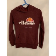 Ellesse Hoodie Burgundy Womens 