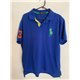 Ralph Lauren Custom Fit Mens Blue T-Shirt Uk Size XXL