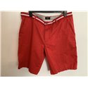 Hugo Boss Stretch Mens Red Shorts Uk Size Waist Laid Flat 18