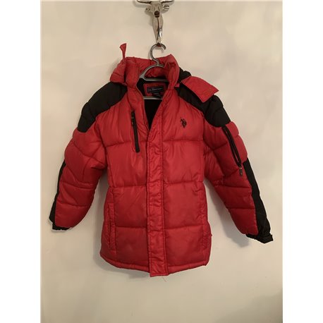 U.S. Polo ASSN. Puffa Mens Red Jacket Uk Size XL