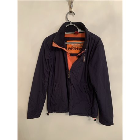 Superdry Womens Blue The Wind Hiker Jacket Size L