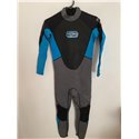 Gul Supreme Flexibility Boys Black Blue and Grey Wetsuit Uk Size 13 Years