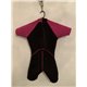 Nalu Wavewear Womens Pink Black and Grey Wetsuit Uk Size M 10/12