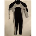 TWF Banana Bite Womens Black and Grey Wetsuit Uk Size 8