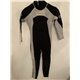 TWF Banana Bite Womens Black and Grey Wetsuit Uk Size 8