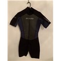 Gull Response 3X Duraflex Mens Black and Blue Wetsuit Uk Size M Chest 97/101Cm