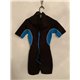 Tribord Mens Black and Blue Wetsuit Uk Size XS