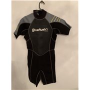 Bluerush Titanium Mens Black and Grey Wetsuit Uk Size SM