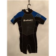 Bluerush Titanium Mens Black and Blue Wetsuit Uk Size M