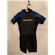 Bluerush Titanium Mens Black and Blue Wetsuit Uk Size M