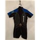 Bluerush Titanium Mens Black and Blue Wetsuit Uk Size M