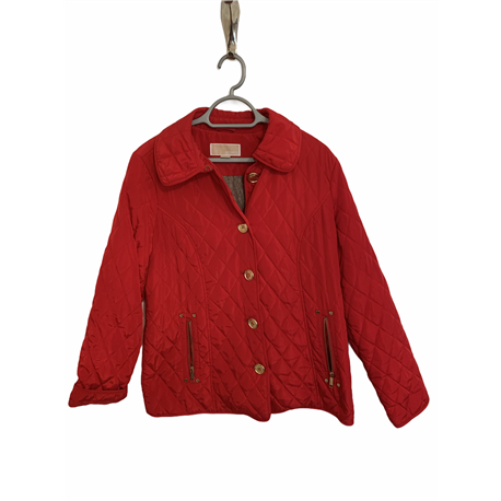 Michael Kors Womens Red Coat Size L