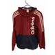 Adidas Mens Red and Blue Hoodie Size M